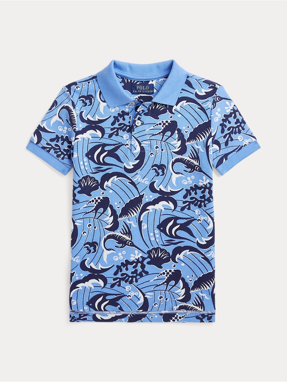 Polo by Ralph Lauren Reef-Print Cotton Shirt